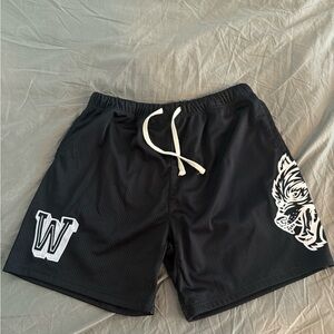 Darc Sport Black Athletic Mesh Shorts